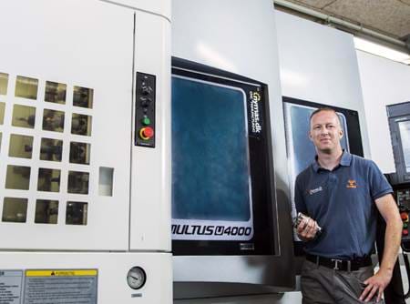 Okuma Multus Maschine im Werk von BJ-Gear