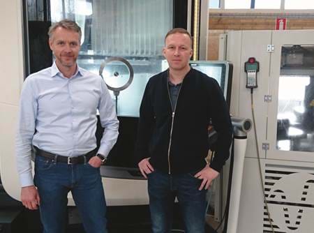 Übernahme der Ny Stenderup Maskinfabrik im Jahr 2018. Flemming Graversgaard und Torben Pryds
