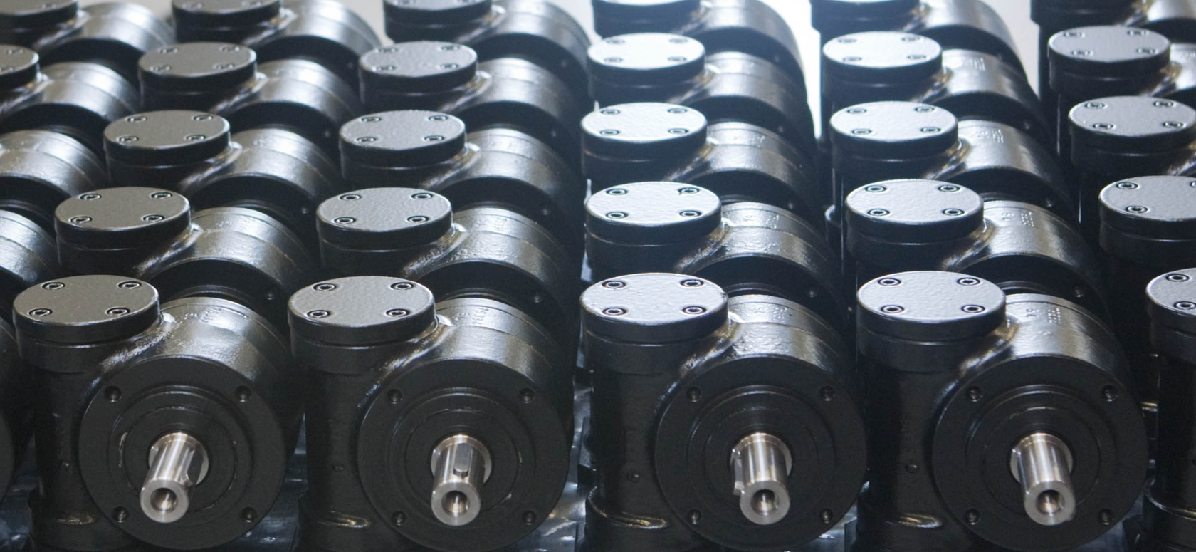 Viele Schneckengetriebe