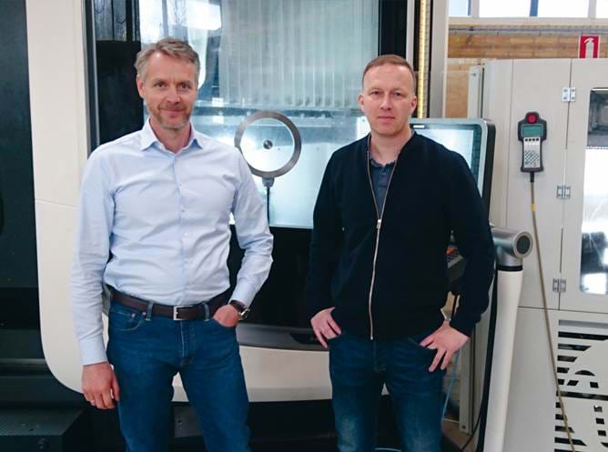 Übernahme der Ny Stenderup Maskinfabrik im Jahr 2018. Flemming Graversgaard und Torben Pryds