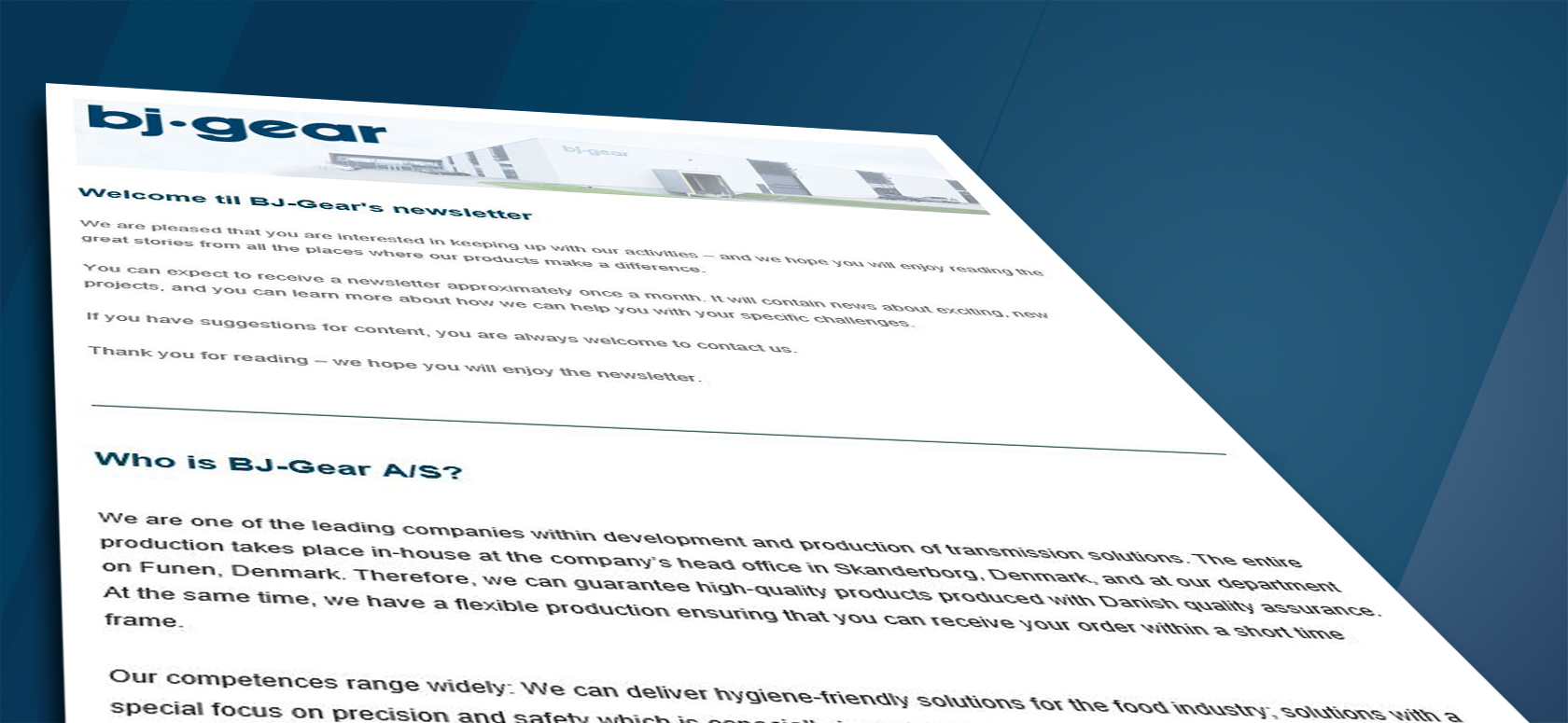 Newsletter UK-Banner