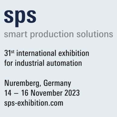 SPS Smart Production Solutions, 14. bis 16. November 2023, Nürnberg, Deutschland